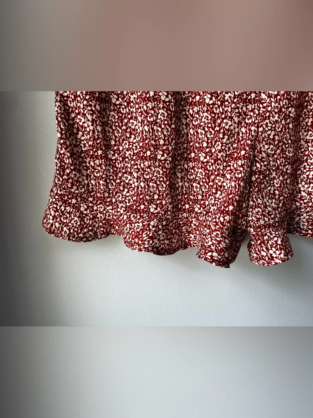 BTFBM Boho Ruffle Floral Shorts for Women with Pockets- NWT- Size XXL